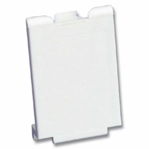 Tapa Ciega Faceplate Blank, MAX, White, Bag of 10