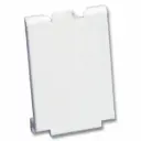 Tapa Ciega Faceplate Blank, MAX, White, Bag of 10