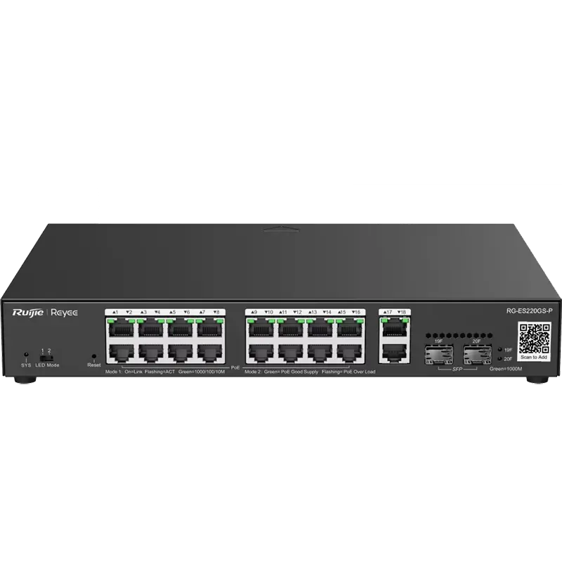 SWITCH DE RACK 10/100/1000 + UPLINK, ADM, POE 