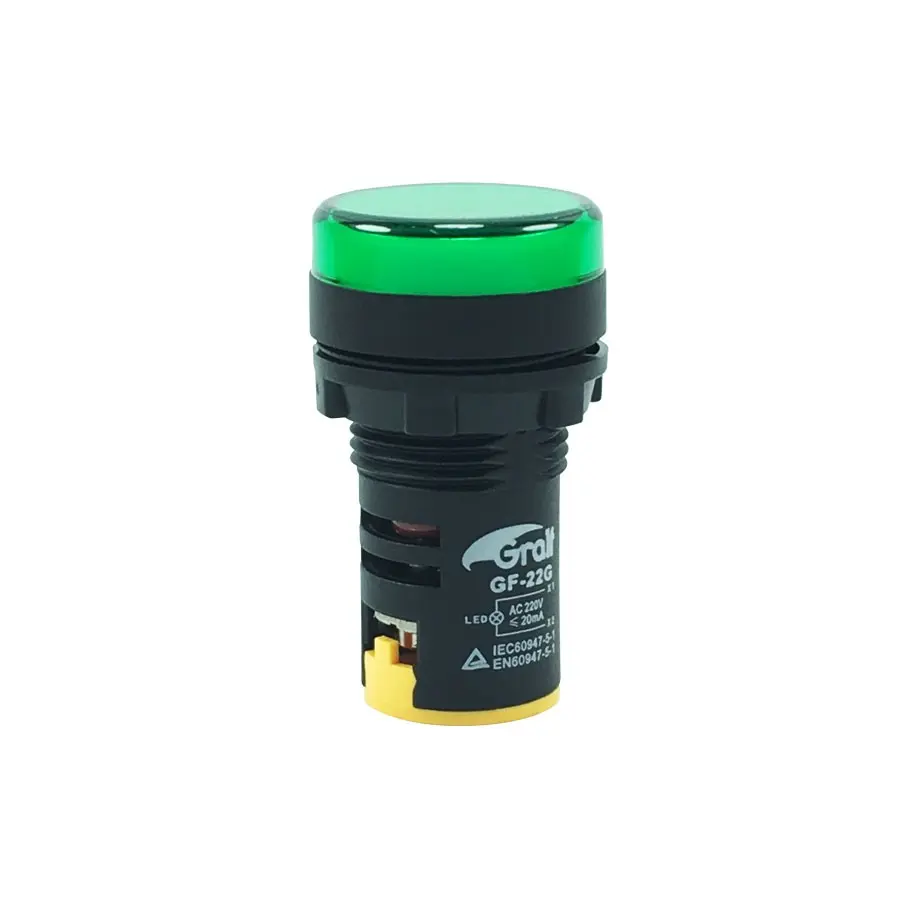 INDICADOR LED VERDE 22MM