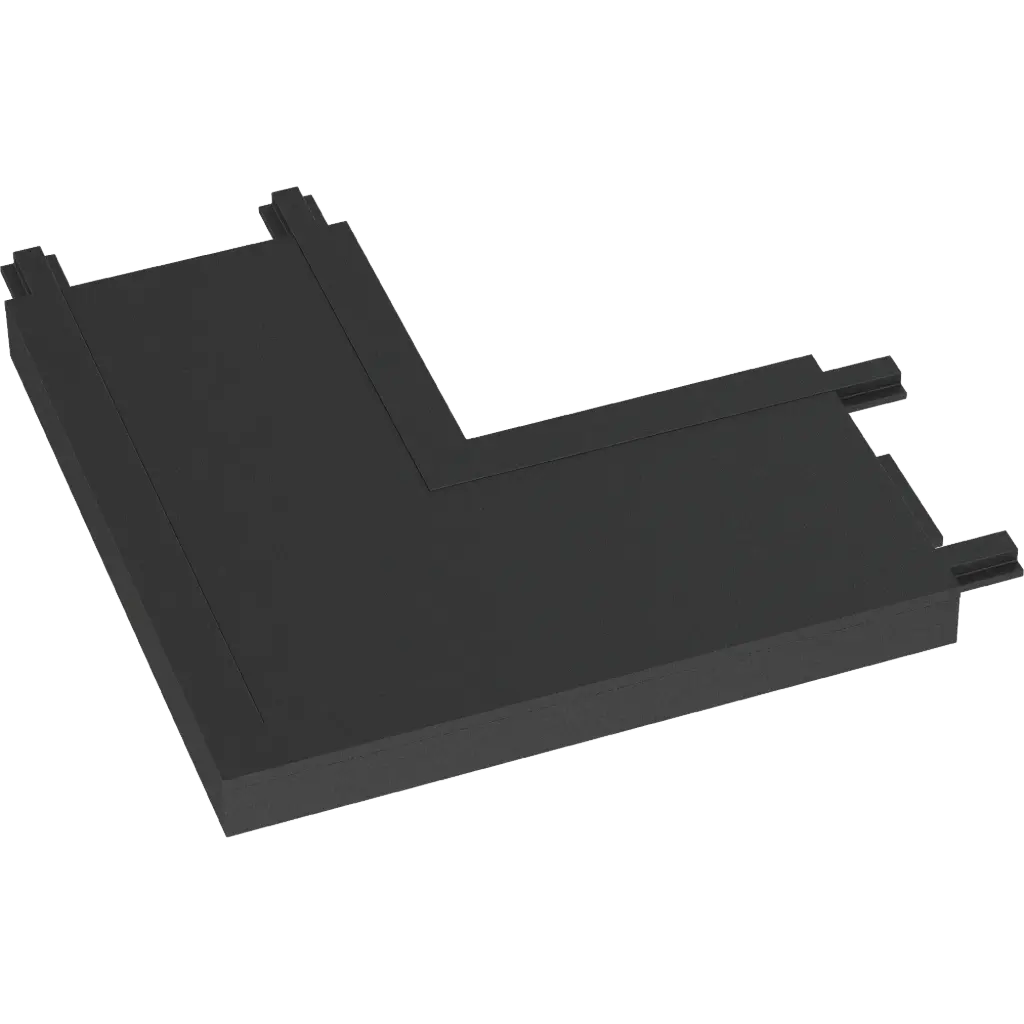 CONECTOR TIPO L RECTO PARA RIEL MAGNETICO SKYLINE NEGRO MACROLED DC48V
