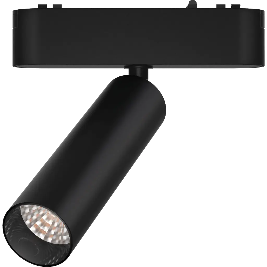 CABEZAL MOVIL ANTIDESLUMBRAMIENTO NEGRO PARA RIEL MAGNETICO SKYLINE ø31MM MACROLED, DC48V, 7W, 2700K, 15°, RA>90