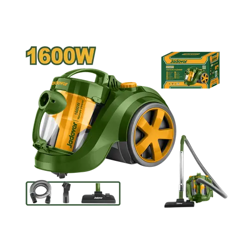 ASPIRADORA : 220V-240V POTENCIA: 1600W POTENCIA DE SUCCIÓN: 260 ~ 330W CAPACIDAD: 1.8L CON REB DE CABLE AUT FILTRO HEPA FLUJO DE AIRE: 2.0~2.3 M³/MIN VACÍO (KPA): ≥20 KPA