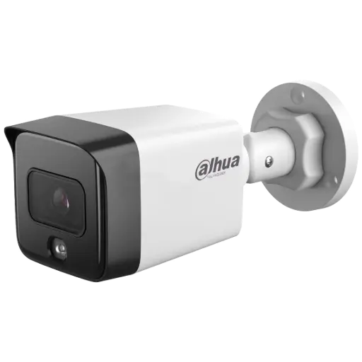 [IPC-HFW1230TC1P-SA-0280B-S6] IPC Bullet 2MP IR:30M LF:2,8mm. DWDR Metálico y Plástico Mixto,built in Mic soporta tarjeta SD y human detection