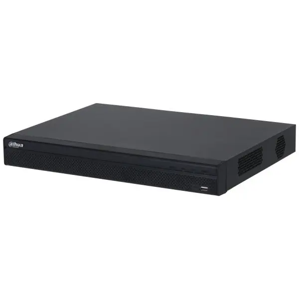 NVR de 16C Soporta 2 HDDs Smart H.265+ SMD  6-channel 1080p@30 fps decodificación Metálico