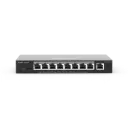 SWITCH DE ESCRITORIO 10/100/1000, ADM, POE 