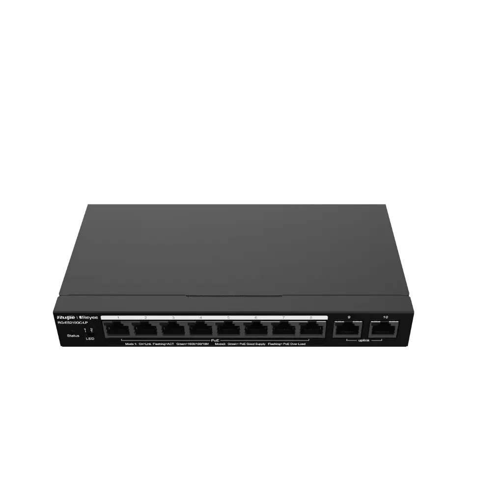 SWITCH DE ESCRITORIO 10/100/1000 + UPLINK, ADM, POE 