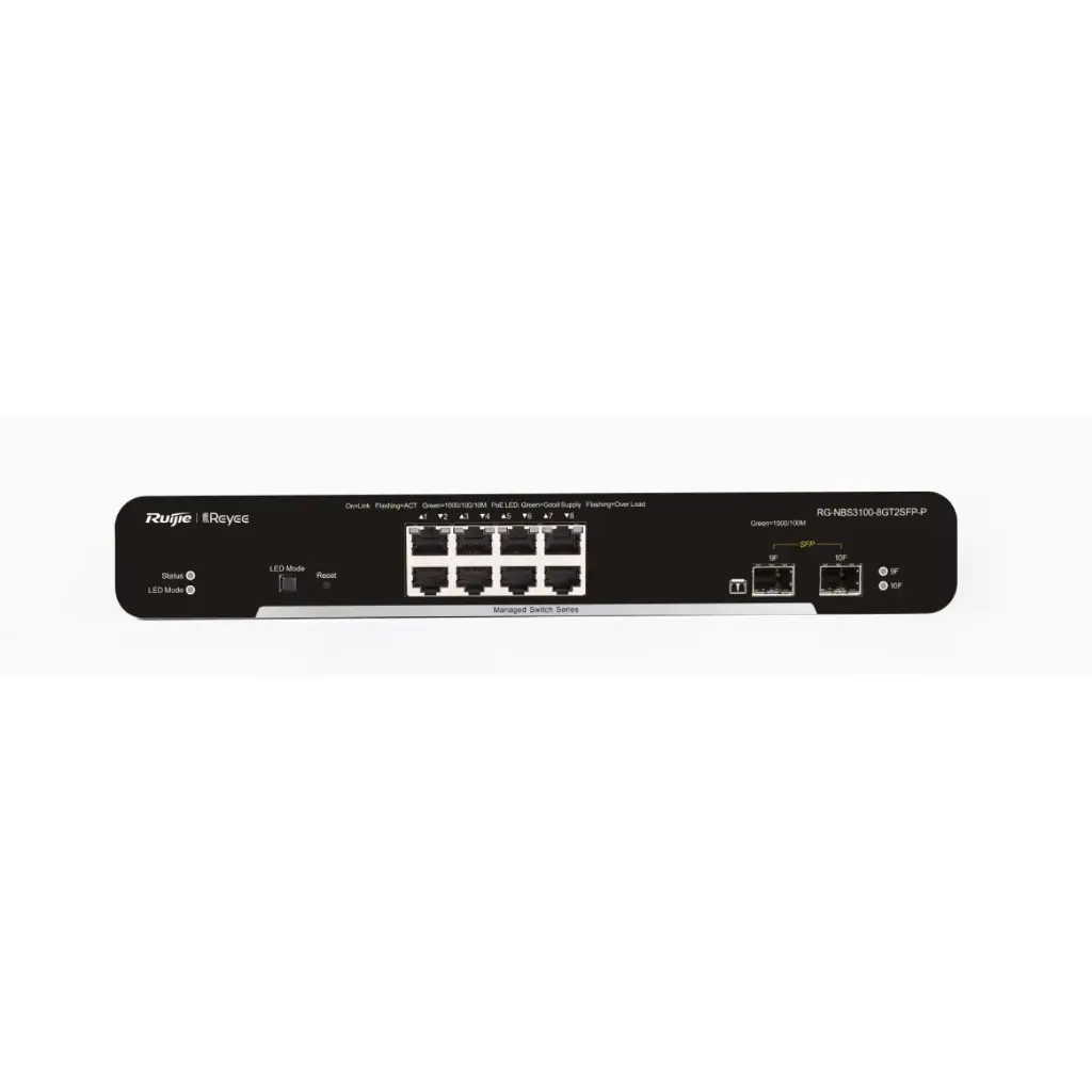 SWITCH DE ESCRITORIO 10/100/1000 + UPLINK, ADM, POE 