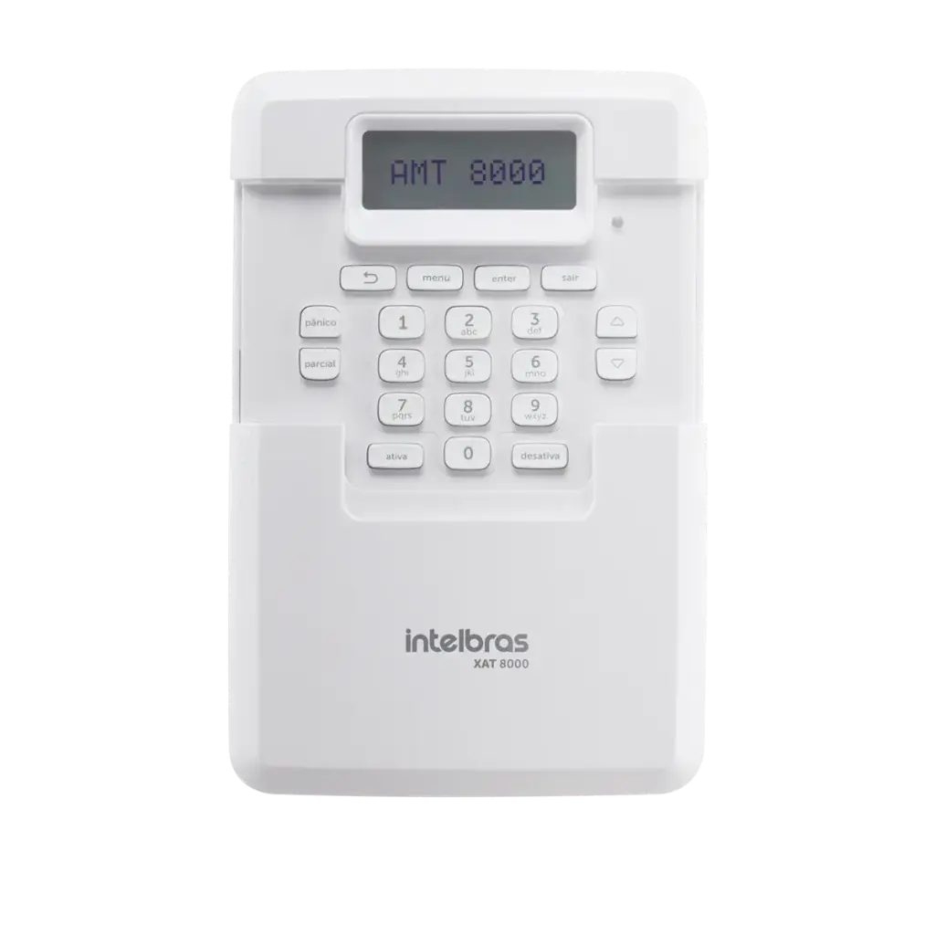 Teclado LCD Inalambrico, Baterias de larga duracion incluidas, Doble Tamper, Proteccion contra intrusion de  señales, Cifrados de trasmision entres dispositivos.