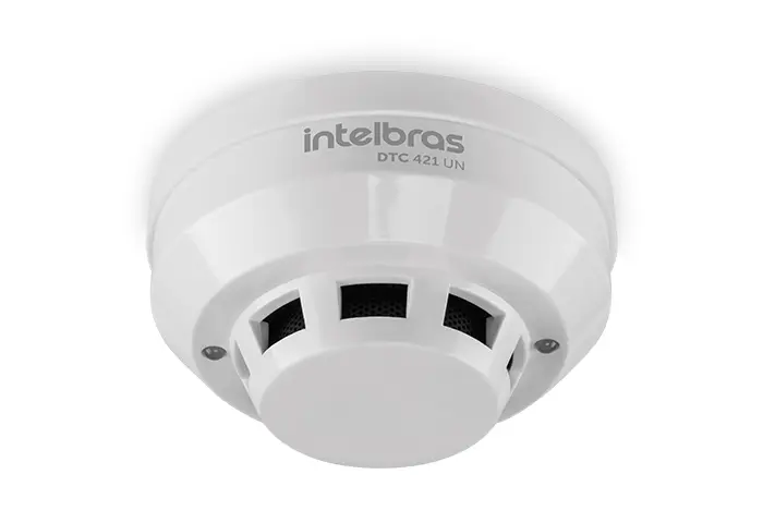 Detector de Temperatura convencional de 4 Hilos, con posibilidad de utilizarlos con solo 2 Hilos en los paneles Intelbras, tension de funcionamiento 12v/24v, Led indicador de funcionamiento y activacion, Bajo consumo de corriente.