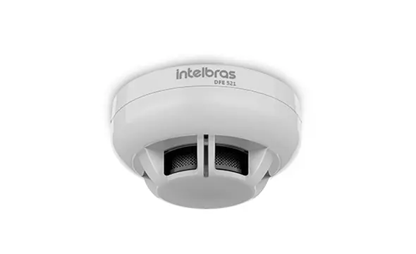 Detector de Humo Direccionable de 2 Hilos, tension de funcionamiento 24v, Led indicador de funcionamiento y activacion, Bajo consumo de corriente, Base Incluida, Salida auxiliar Led.