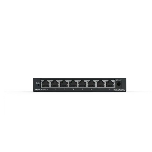 [RG-ES108GD] SWITCH DE ESCRITORIO 10/100/1000, NO ADM, NO POE 