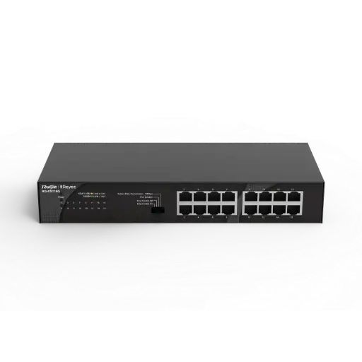 [RG-ES116G] SWITCH DE RACK 10/100/1000, NO ADM, NO POE 
