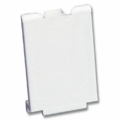 [MX-BL-02] Tapa Ciega Faceplate Blank, MAX, White, Bag of 10