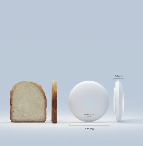 [RG-RAP62] Administrable - Acces Point -Interior - Montaje pared/techo - Wi-Fi 6 (IEEE 802.11ax) - Alcance Wi-Fi 125m2 -  Wave 2 - 2x2 MIMO -  Max velocidad 1774 Mbps - 2.4GHz: 573 Mbps - 5GHz: 1201 Mbps - Ganancia de antena 2.4 GHz: 3.13 dBi 5 GHz: 4.58 dBi - IP41