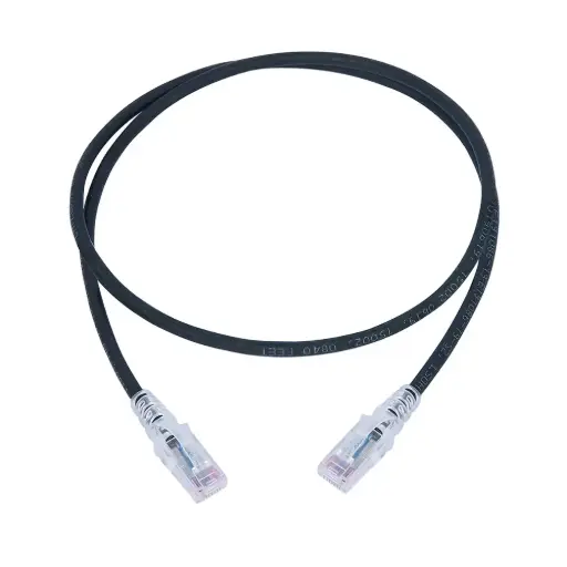 [MC6-03-01-28] Patch Cord Cat6 UTP CM/LSOH-1 AWG28 Negro 0,9m.