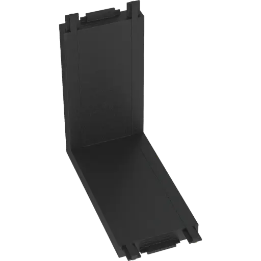 [RMS-CLV-N] CONECTOR TIPO L VERTICAL PARA RIEL MAGNETICO SKYLINE NEGRO MACROLED DC48V