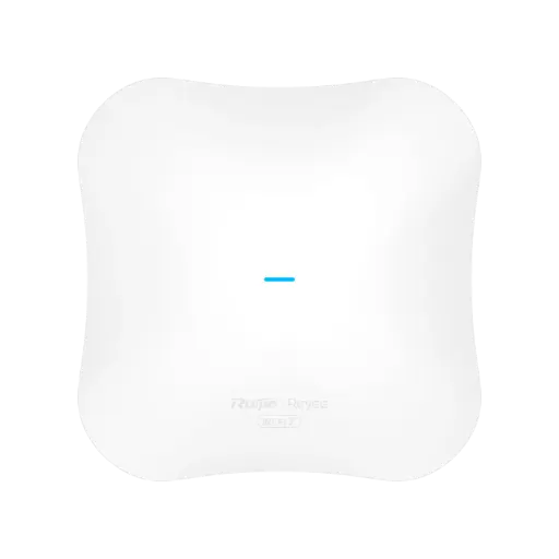 [RG-RAP72-WALL] Access Point de pared Reyee Wi-Fi 7 BE3600, doble banda hasta 3.6 Gbps, 5 antenas integradas, 1× 2.5GE PoE+ uplink + 4× GE (1 PoE Out), Reyee Mesh, gestión Web/App/Cloud, IP41, formato ultradelgado.