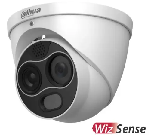 [TPC-DF1241P-D3F4] Cámara Híbrida WizSense Térmica 256x192 LF:3,5mm. + Visual: 4MP LF:4mm (copia)