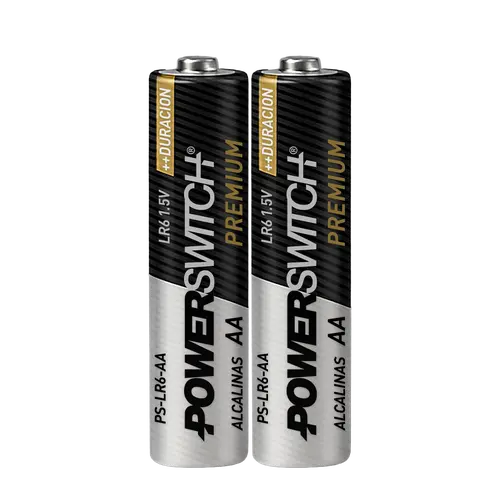 [PS-LR6-AA-P2] PILAS ALCALINAS AA POWERSWITCH, BLISTER DE 2 PILAS, 1.5V, 2800mAh