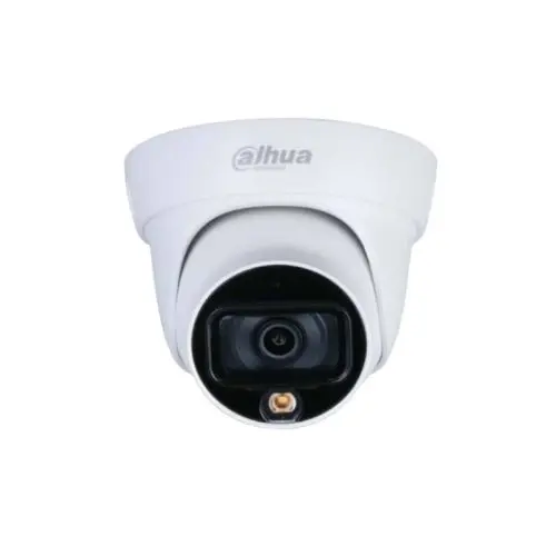 [HAC-HDW1209TLQP-LED-0280B-S3] HAC Full Color Turret 2MP IR:30M LF:2,8mm.  Metálico y Plástico Mixto