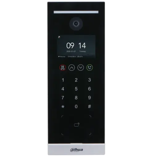[VTO6521H] Apartment VTO Plástico 4.3" Pantalla Soporta Llamada,  Contraseña y Tarjeta IC 2MP WDR Cámara IP 65