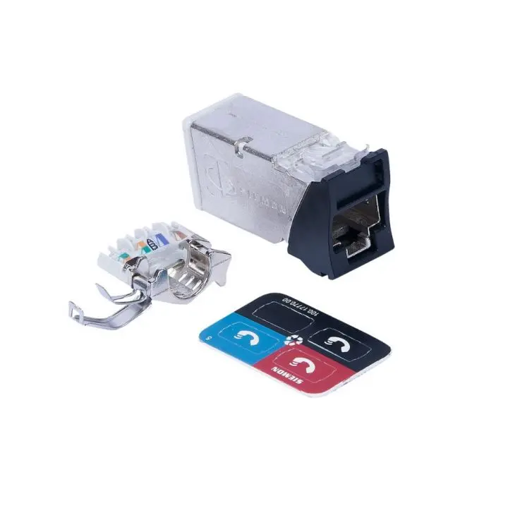 Jack RJ45 Z-MAX F/UTP Cat6A T568A/B blanco