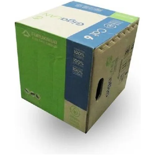 23400198 -FKW CABLE TRANSMISION DE DATOS GIGALAN GREEN U/UTP 23AWGX4P CAT.6 LSZH-3 CZ RIB