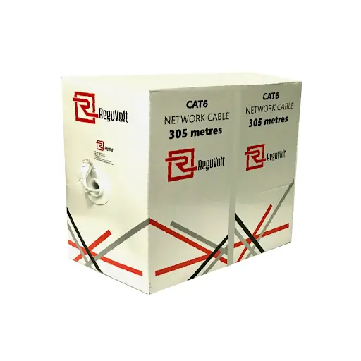 CABLE UTP CAT6 INTERIOR 100% COBRE 305M 