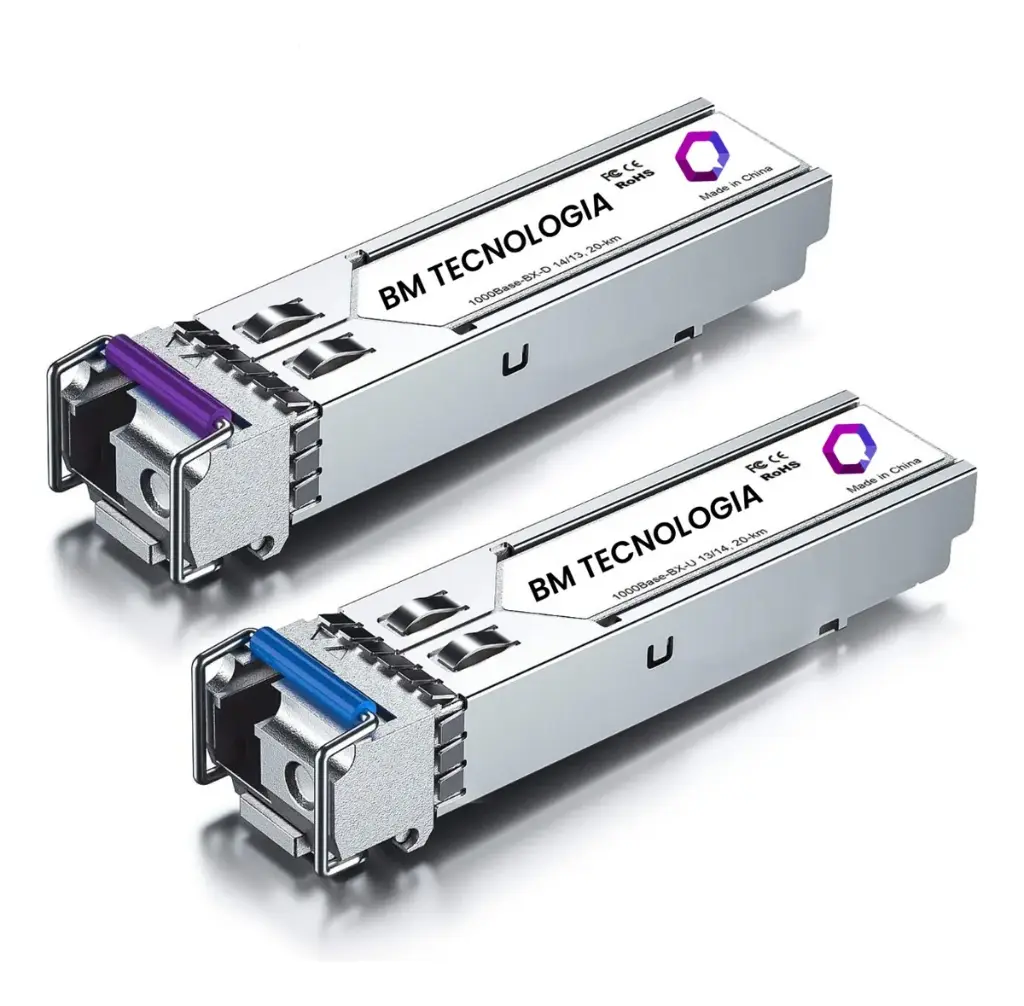 Módulo SFP 1,25Gbps PAR BiDi Tx1310nm/Rx1550nm 20KM LC