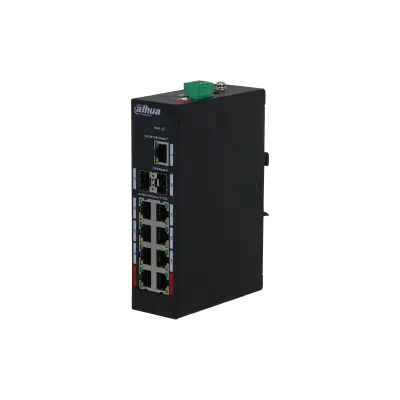 Switch Industrial 8P:PoE GBE 90W 1P:GBE 2P:SFP