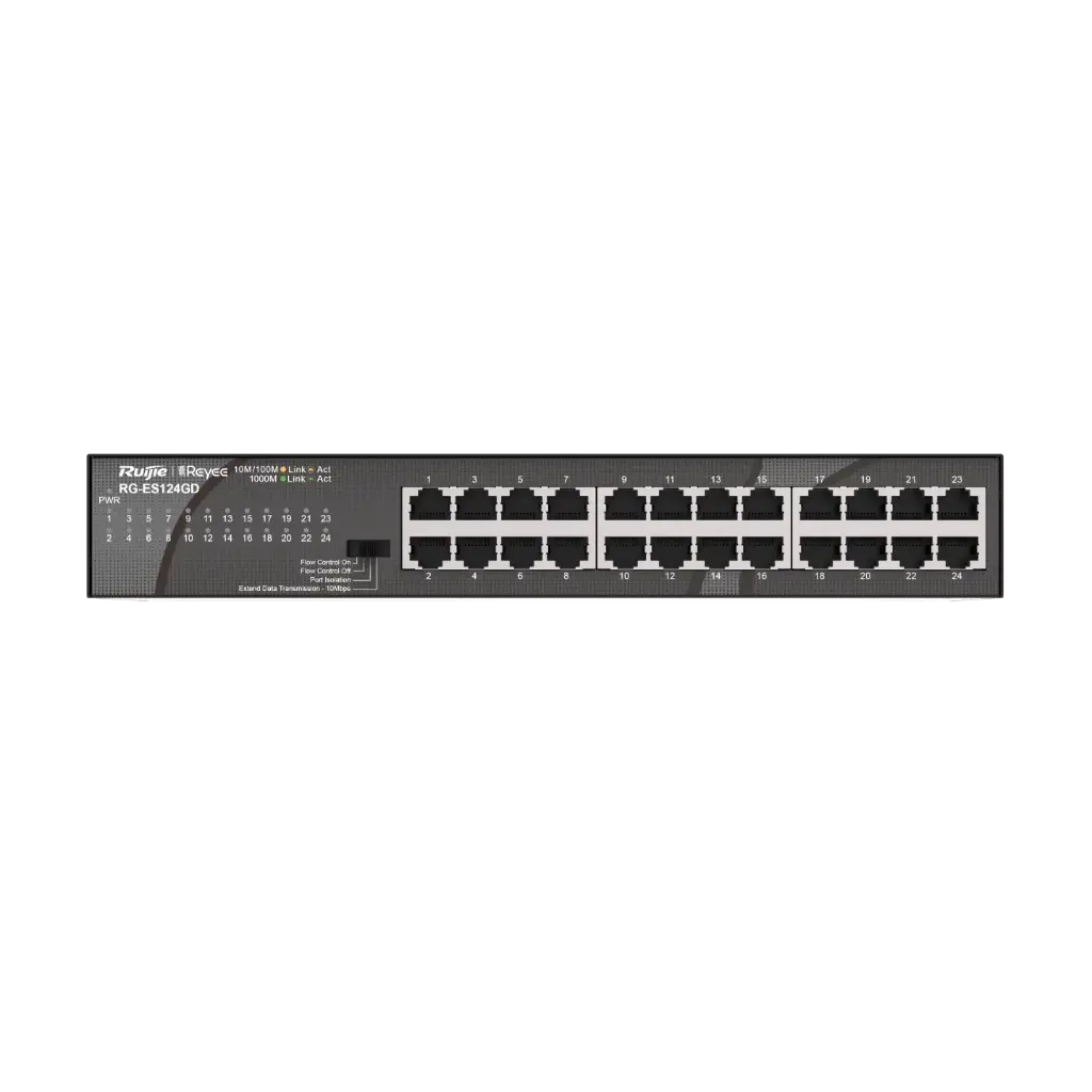 SWITCH DE ESCRITORIO 10/100/1000, NO ADM, NO POE 