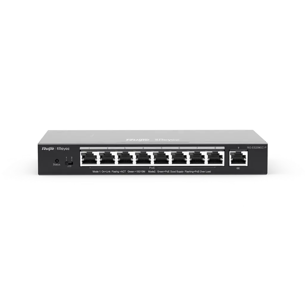 SWITCH DE ESCRITORIO 10/100/1000, ADM, POE 