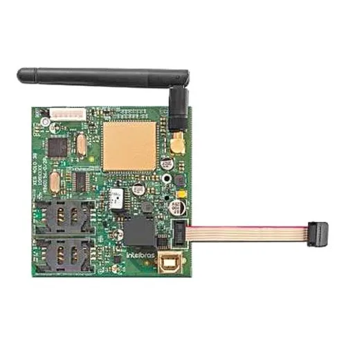 Modulo de LAN y GPRS 3G , Doble tarjeta sim, Quad band, Antena externa, Prueba periodica programada de un minimo de 1 minuto, envio de eventos a 2 destinos IP.