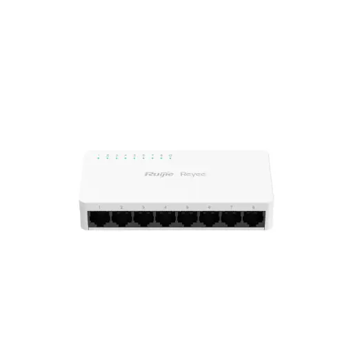 [RG-ES08F] SWITCH DE ESCRITORIO 10/100, NO ADM, NO POE 