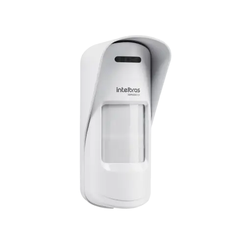 [IVP 8000 EX] Sensor Doble PIR inalambrico Exterior, angulo 110 grados 12 metros de alcance, 2 niveles de sensibilidad 30KG Pet  Incluye bateria de larga duracion, Tamper anti violacion delantero y trasero, Incluye Soporte articulado,  Alcance hasta 1000 metros sin obstaculos