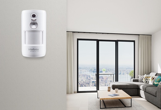 [IVP 8000 PET CAM] Sensor PIR inalambrico con Camara, Vision noctura,  angulo 90 grados 12 metros de alcance, angulo de camara 110 grados, 2 niveles de sensibilidad 20KG Pet  Incluye bateria de larga duracion, Tamper anti violacion delantero y trasero, Alcance hasta 1000 metros sin obstaculos.
