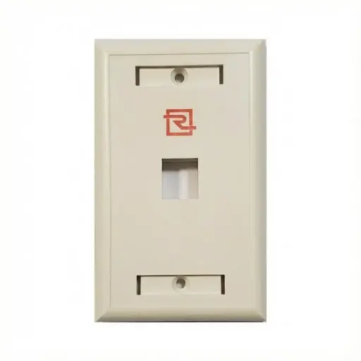 [RV-FPLATE-1U] FACEPLATE 1 PUERTO 