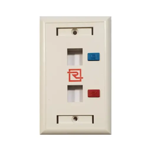 [RV-FPLATE-2U] FACEPLATE 2 PUERTOS