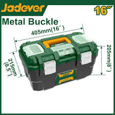 [JDTB1316] JDTB1316- CAJA DE HERRAMIENTAS DE PLASTICO 16"- 405 X 215 X 205MM- CAPACIDAD 15 KG