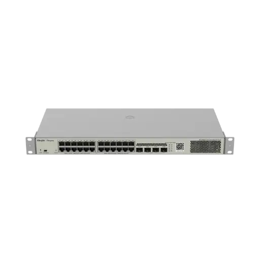 [RG-NBS3100-24GT4SFP-P-V2] SWITCH DE RACK 10/100/1000 + UPLINK, ADM, POE 