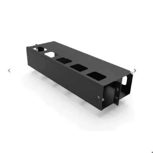 [OH02] CAJA ORDENADORA  HORIZONTAL 2U C/ TAPA PARA 19"