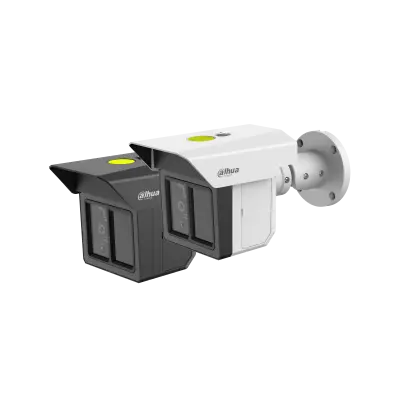 [IPC-MFW5241T2P-E3-ASE0360/1200/250] 3 × 2 MP Triple-Sight Perimeter Protection Bullet WizMind Network Camera