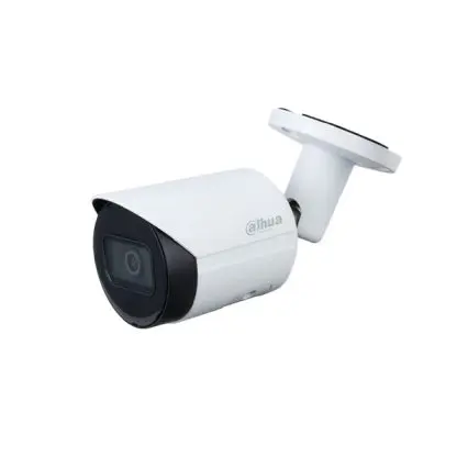 [IPC-HFW2441SP-S-0280B] IPC Bullet 4MP IR:30M LF:2,8mm. WDR Metálico Soporta Tarjeta 256G Built in mic SMD plus IVS (Perimeter Protection)
