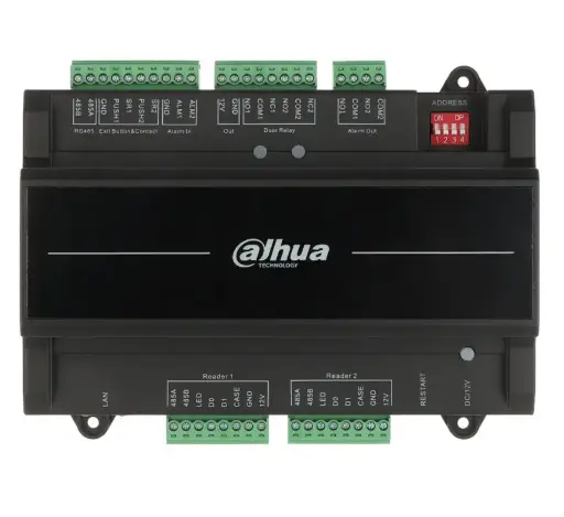 [ASC2202B-S] 2 Door 1 way Access Controller RS-485 Wiegand26&34 PoE Plástico